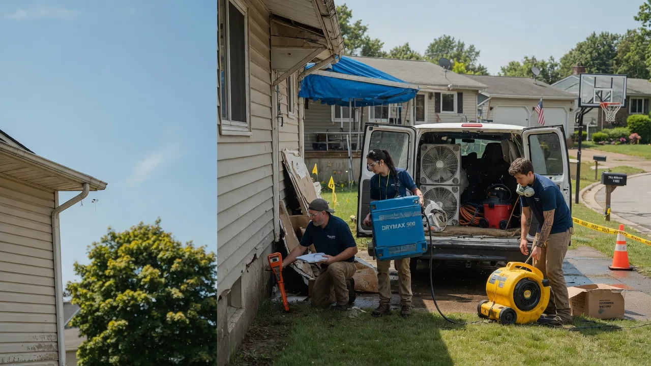 Ceiling Leak Cleanup in Hoagland, IN near me