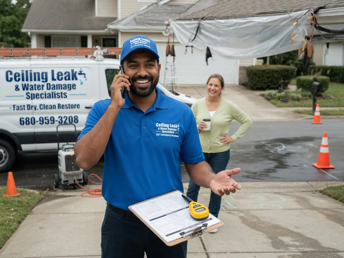 Ceiling Leak Cleanup Hoagland, IN FAQs